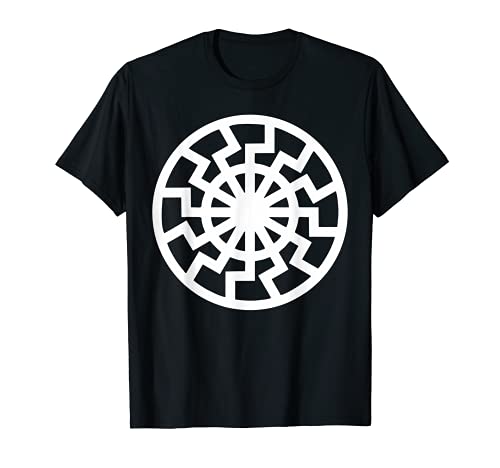 Schwarze Sonne Black Sun Blacksun Runas Futhark Odin Rueda Camiseta