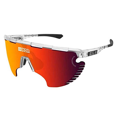 SCICON Gafas Aerowing Lamon Scnpp Lente Multireflejo Azul/montura Cristal Brillo