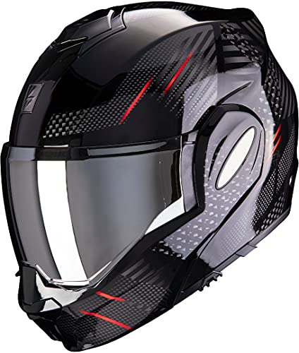 Scorpion Casco de moto EXO-TECH PULSE Red, Negro/Rojo, S