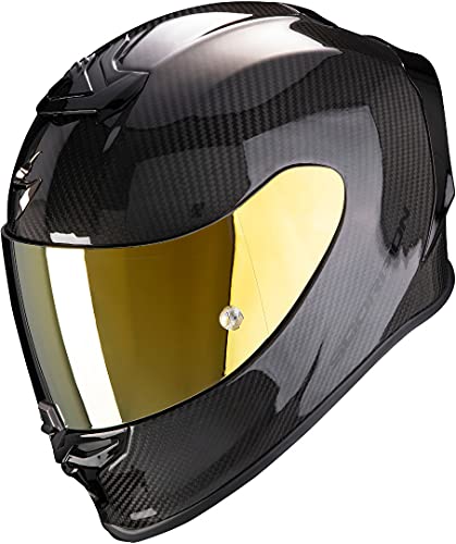 Scorpion NC Casco per Moto, Hombre, Negro, S