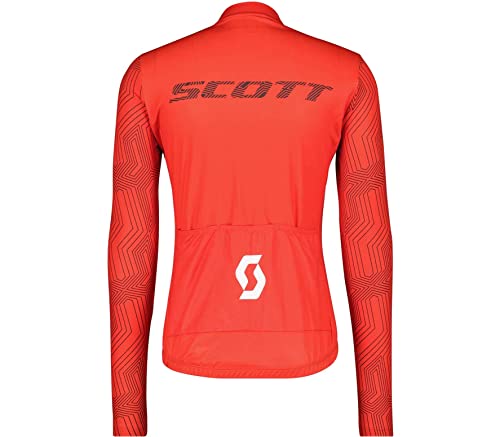 Scott RC Team 10 Fiery 2022 - Maillot de ciclismo (largo), color rojo