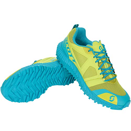 Scott W's Kinabalu - Zapatillas de Running para Mujer, Amarillo/Azul 38