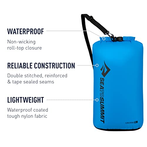 Sea to Summit Sling Dry Bag-10L Saco Montañismo, Alpinismo y Trekking, Adultos Unisex, Blue, Talla Única