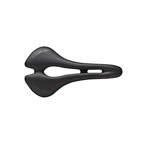 Selle San Marco Aspide Supercomfort Racing Sillín, Unisex, Negro/Rosa, Wide (L3)