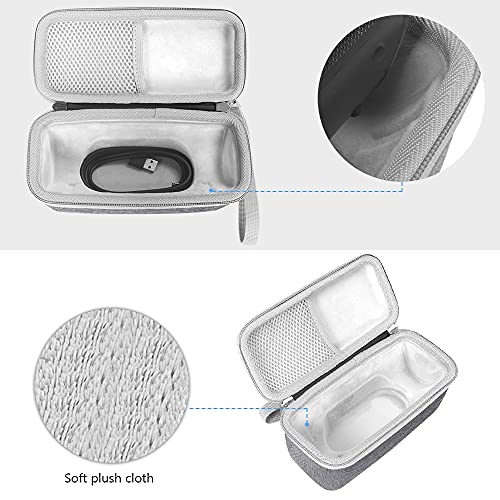 Seracle Estuche Rígido Funda de Protectora para Sonos Roam Altavoz Portátil (Gris)