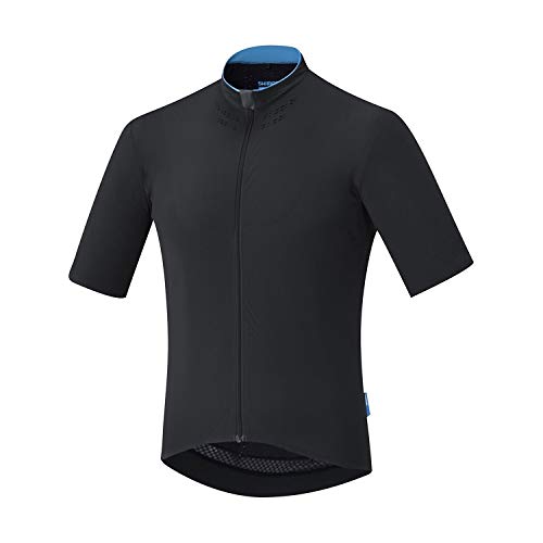 SHIMANO Maillot M/C SH M Evolve Maillot, Hombre, Neg, L