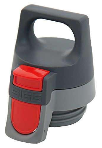 SIGG Hot & Cold ONE Top Grey (0.3 L y 0.5 L), cierre hermético de repuesto para botella termo SIGG, tapón antigoteo para usar con una mano