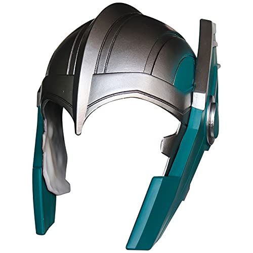 SINSEN Thor Casco completo Máscara Halloween Cosplay Traje Accesorio PVC Adulto (Plata)