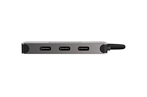 Sitecom CN-385 USB-C Hub 4 Puertos | USB-C Macho a 4 Puertos USB-C 3.1 Hembra, buje de Aluminio
