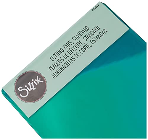 Sizzix 660522 Almohadillas de corte para accesorios, estándar, 1 par (menta) - 22.5 x 15.5 x 0.7 cm