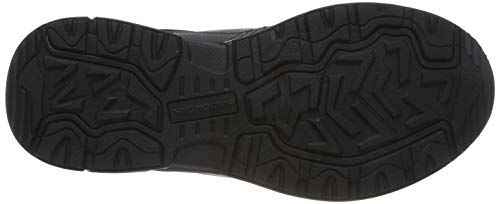 Skechers Oak Canyon-Redwick, Zapatillas Hombre, Negro (BBK Black Leather/Synthetic/Textile/Black Trim), 47.5 EU