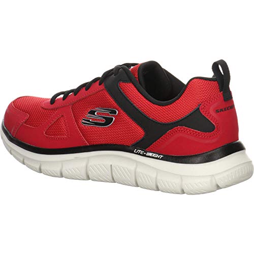 Skechers Track-scloric 52631-bkrd - Zapatillas de gimnasia bajas para hombre Rojo Size: 41 EU