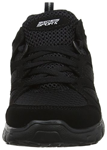 Skechers Vim-Turbo Ride, Zapatillas, Negro (BBK Black Synthetic/Mesh/Trim), 33 EU