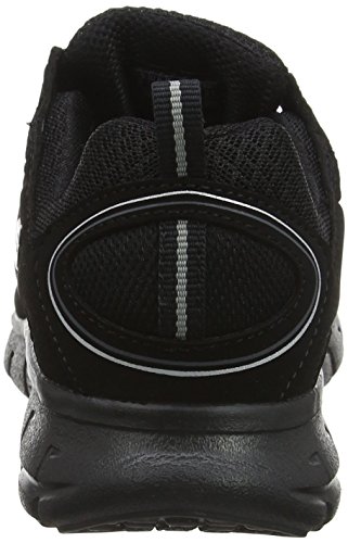 Skechers Vim-Turbo Ride, Zapatillas, Negro (BBK Black Synthetic/Mesh/Trim), 33 EU