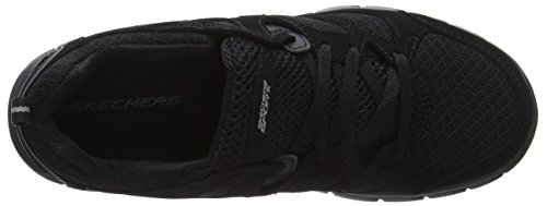 Skechers Vim-Turbo Ride, Zapatillas, Negro (BBK Black Synthetic/Mesh/Trim), 33 EU