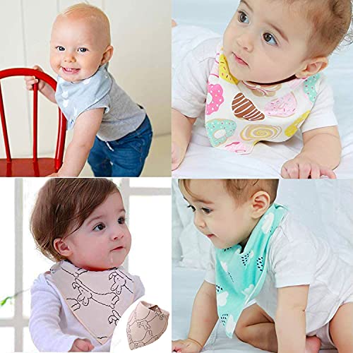 SLOSH Baberos Bebe Bandanas Bufanda Toalla Drool Tela Recien Nacido Algodon Dentición Unisex