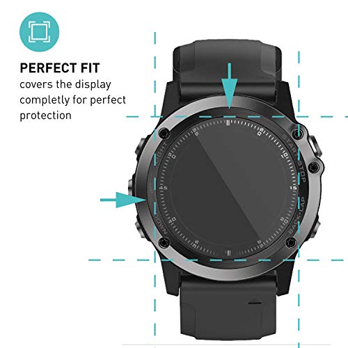 smartect Cristal Templado para Móvil Suunto 7 [3 Unidades] - Protector de pantalla 9H - Diseño ultrafino - Instalación sin burbujas - Anti-huella