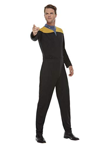 Smiffy's-Smiffys Officially Licensed Star Trek, Voyager Operations Uniform oficial, multicolor, XL-Size 46"-48" 52445XL