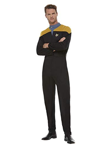 Smiffy's-Smiffys Officially Licensed Star Trek, Voyager Operations Uniform oficial, multicolor, XL-Size 46"-48" 52445XL