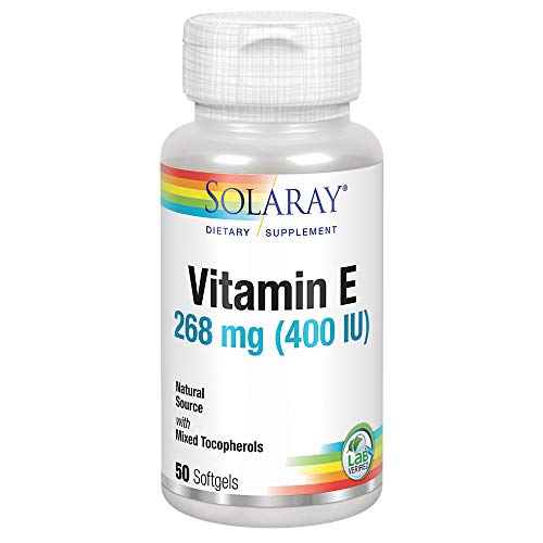 Solaray Vitamin E 400 IU | 50 Perlas