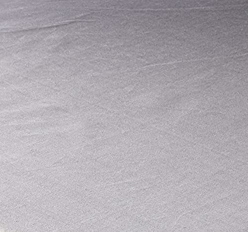 Soleil d'ocre Sábana Bajera 90x190 cm de algodón Gris