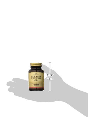 Solgar Betaína Clorhidrato con Pepsina, 100 Comprimidos