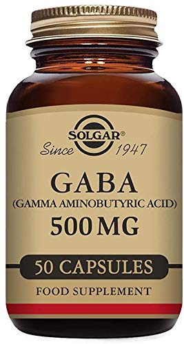 Solgar Gaba 500 Mg, 50 Cápsulas, color Multicolor, One size, 100 ml