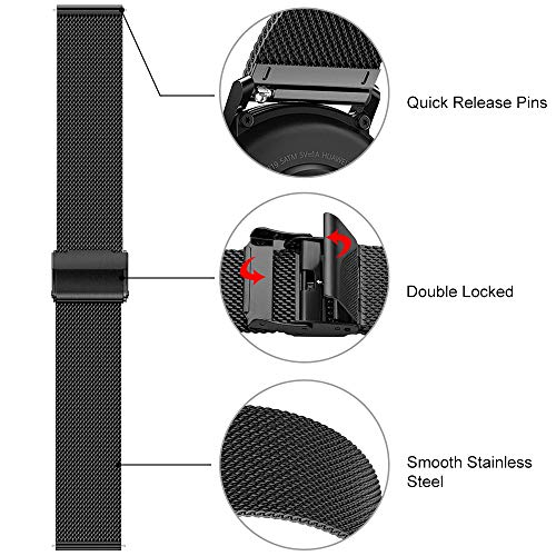 Songsier Correa Compatible con Huawei Watch GT2 Pro 46mm/Watch GT 46mm/Watch GT Active/Watch 2 Classic/Galaxy Watch 3 45mm/Galaxy Watch 46mm/Gear S3/Gear 2, Correa de Repuesto de 22 mm