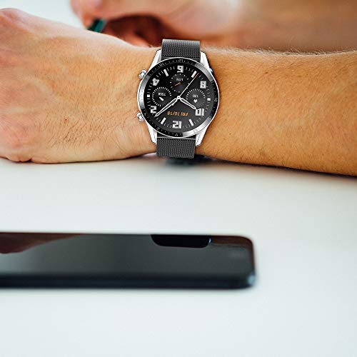 Songsier Correa Compatible con Huawei Watch GT2 Pro 46mm/Watch GT 46mm/Watch GT Active/Watch 2 Classic/Galaxy Watch 3 45mm/Galaxy Watch 46mm/Gear S3/Gear 2, Correa de Repuesto de 22 mm