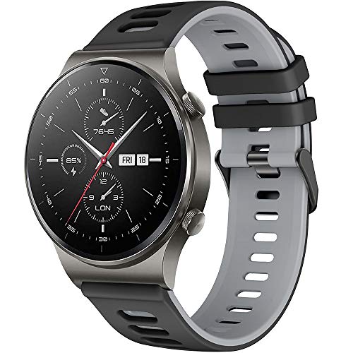 Songsier Correa Compatible con Huawei Watch GT2 Pro 46mm/Watch GT 46mm/Watch GT Active/Watch 2 Pro/Galaxy Watch 3 45mm/Galaxy Watch 46mm/Gear S3/Gear 2, Correa de Repuesto de 22 mm