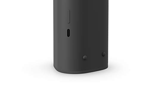 Sonos Roam Altavoz portátil, 10 Horas de autonomía, Impermeabilización Certificado IP67, Wi-Fi y Bluetooth, Multiroom, Apple AirPlay 2, Tecnología Trueplay, Control por Voz y con Sonos App - Negro.