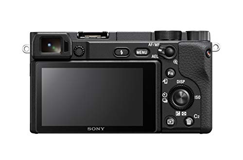 Sony Alpha 6400 - Cámara evil APS-C con objetivo zoom potente Sony 16-50mm f/3.5-5.6 (Enfoque automático rápido 0.02s, 24.2 Megapíxeles, grabación de vídeos en 4K y pantalla inclinable para Vlogging)