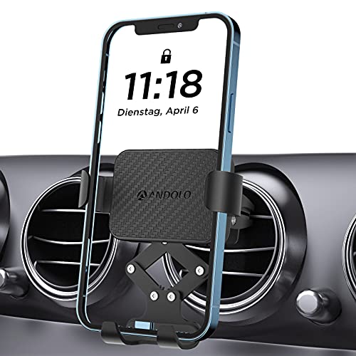 Soporte de teléfono móvil para coche, soporte para rejilla de ventilación de coche, brazo tensor automático para iPhone11 Pro, XR, X, 8,Samsung S10 S9, Huawei y otros smartphones de 4,7 a 6,8 pulgadas