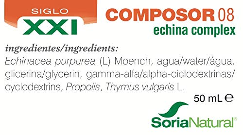 Soria Natural - COMPOSOR 8 - ECHINA COMPLEX S. XXI - Echinacea Pack de 2