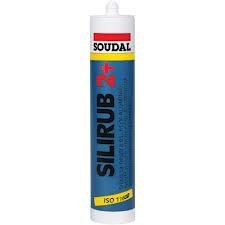 SOUDAL - Silicona neutra silirub 2+ transp.