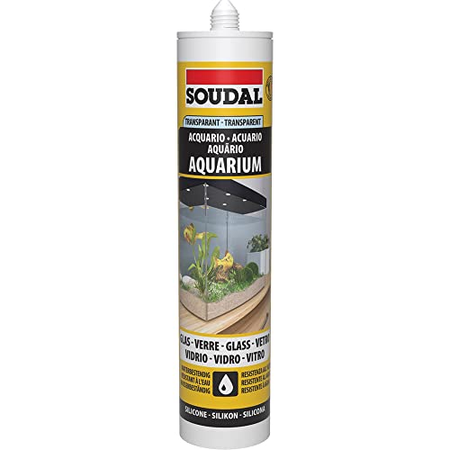 Soudal - Silicona para acuario transparente 300ml