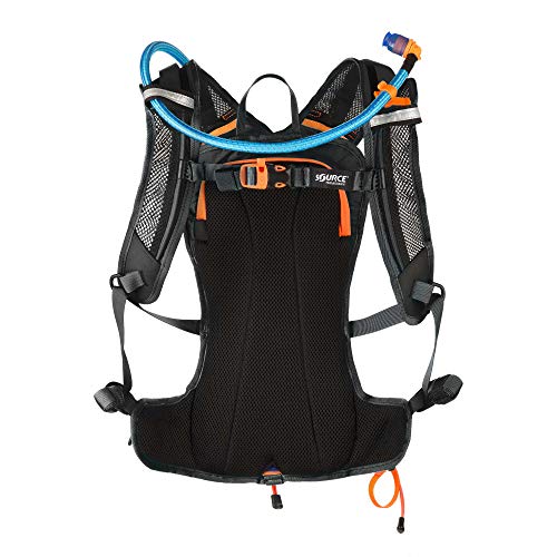 Source Verve - Mochila de hidratación (2 L), color negro