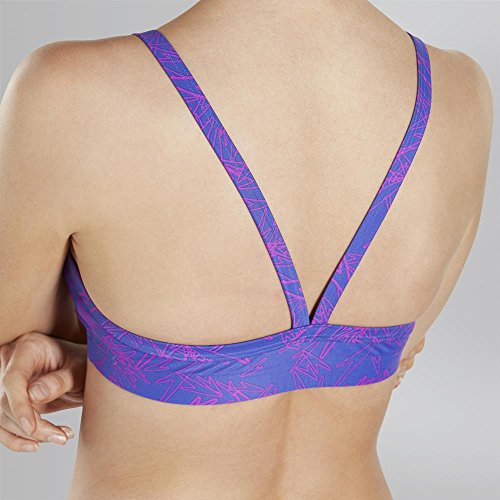 Speedo Boom All-Over, Bikini para Mujer, Multicolor (Ultramarine/Diva), 28