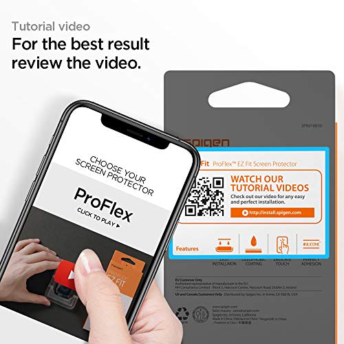 Spigen Proflex EZ Fit Protector Pantalla para Apple Watch Series 6/5 / 4 / SE 44mm - 2 Unidades