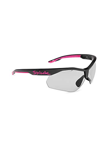 Spiuk Gafa VENTIX-K, Adultos Unisex, Negro/Fucsia, ESTANDAR