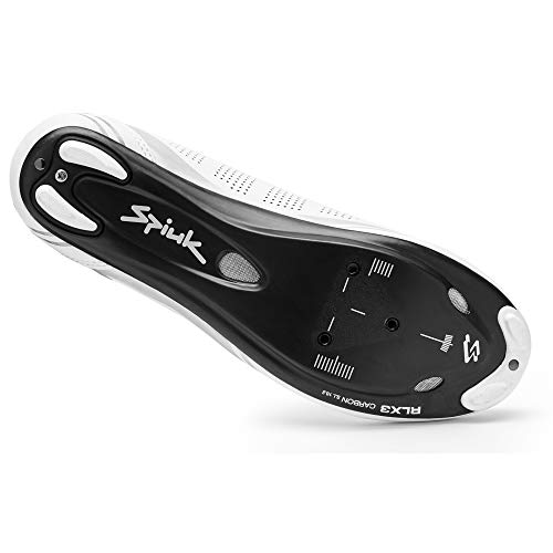 Spiuk Sportline Road C Zapatilla Carretera ALDAMA Carbono, Adultos Unisex, Blanco Mate, T. 38