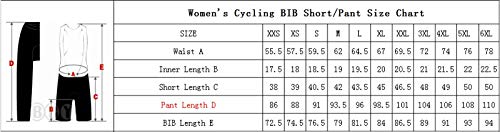 Sports Wear Mujer Maillots de Bicicleta Conjunto de Ropa de Ciclo Jersey de Manga Larga+Bib Pantalones Acolchados Cómodo Respirable Secado Rápido