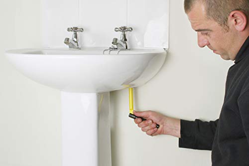 Stanley Llave Ajustable para Tuercas de Lavabo 0-70-453, Negro/Amarillo, 240mm