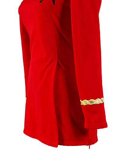 Star Trek - Vestido de uniforme TOS para mujer, color rojo, talla L