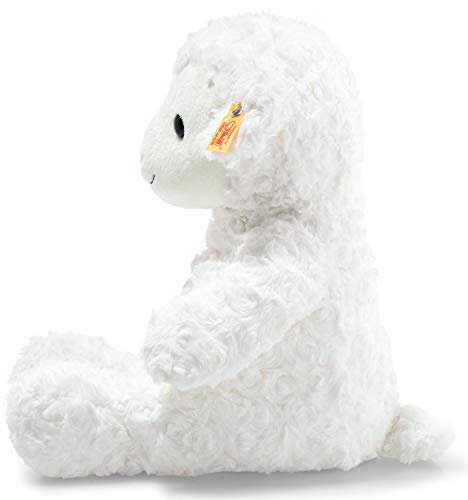 Steiff 73434 Fuzzy - Caña de Cordero (38 cm), Color Blanco