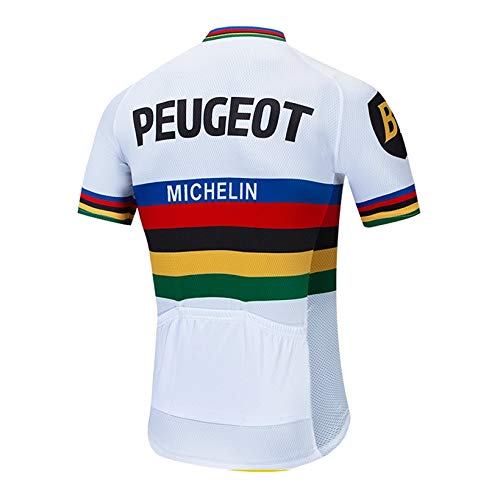 STEPANZU Ropa Ciclismo Hombre Verano Maillot Ciclismo Transpirable Jersey Ciclismo Secado rápido Maillot MTB