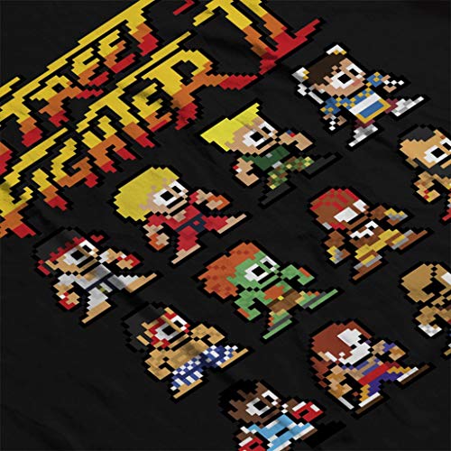 Street Fighter II Pixel Characters Women's Hooded Sweatshirt