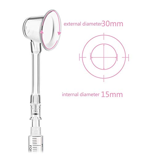 Sucker Corrector Alimentación Succión para retracción inversa plana Tratamiento de succión Reparación de lactancia Salud Cuidado del cuerpo (Transparente)