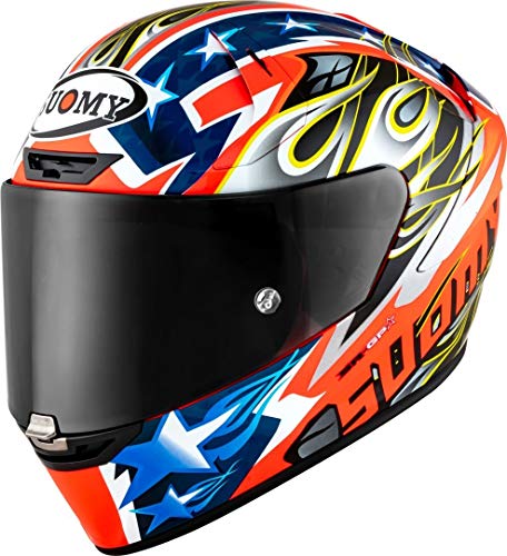 Suomy SR-GP GLORY RACE CASCO INTEGRAL AZUL, ROJO Y BLANCO S