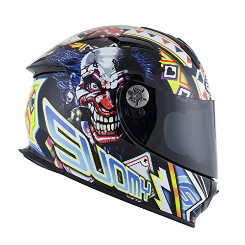 SUOMY SR Sport - Casco para Moto Integral, Multicolor (Gamble Top Player), XL